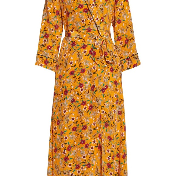 Hugo Kerlina Floral Wrap Maxi Dress - Picture 3 of 9